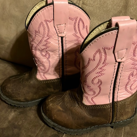 Size 4 girl smoky mountain boots. - Picture 1 of 4